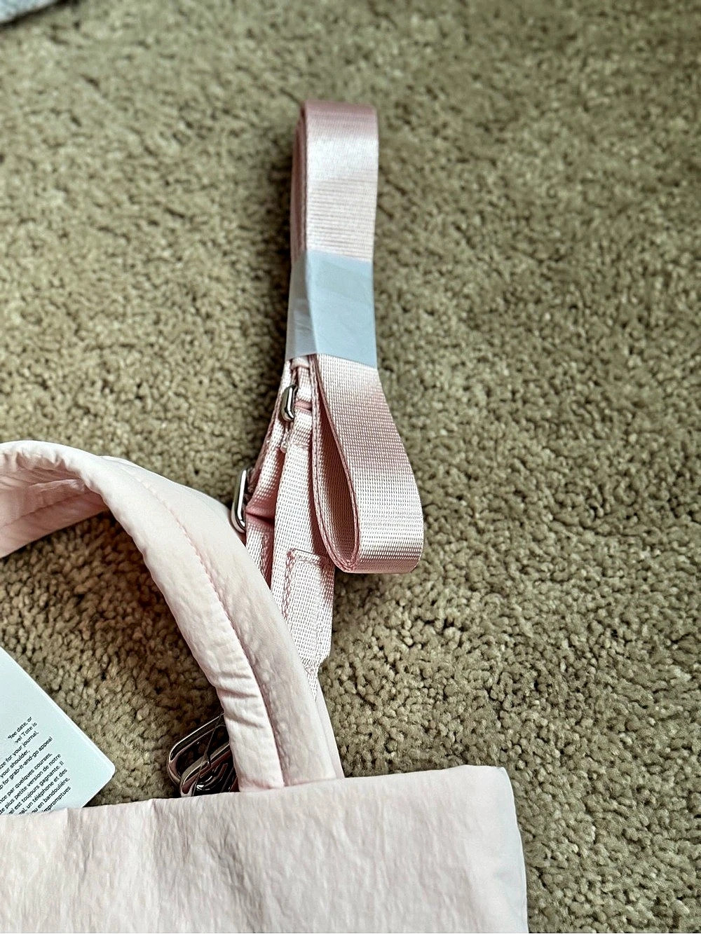 lululemon On My Level Tote Small *Puffy Tote in Pink NWT - Picture 2 of 4